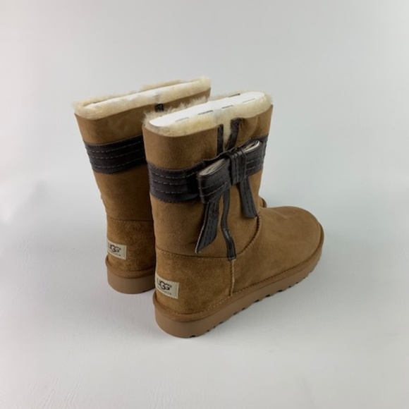 UGG Australia Women's Josette Chestnut Chesnut Bow - Picture 5 of 8